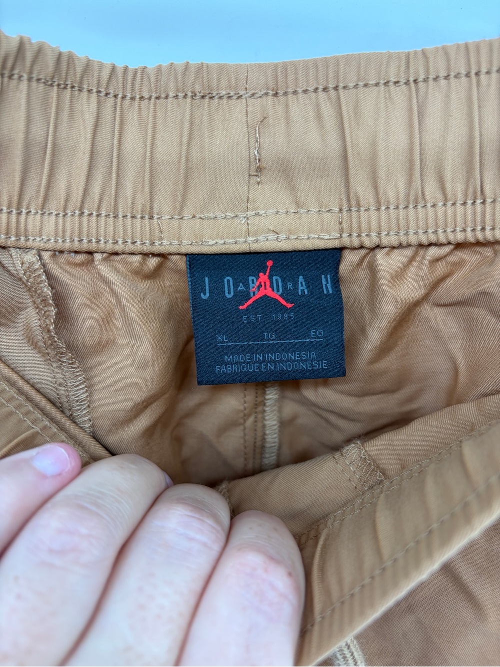 Nike Air Jordan Essentials Men’s Woven Pants Brown XL - Picture 5 of 11